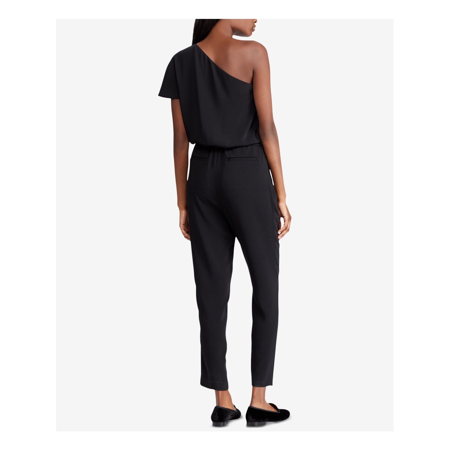 ladies black jumpsuit size 16
