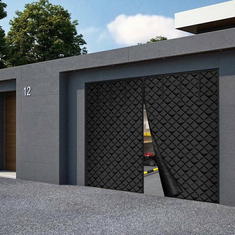 Garage Door Screen for Winter 10.3 x 8.14 ft Garage Door Insulation Kit - Multi