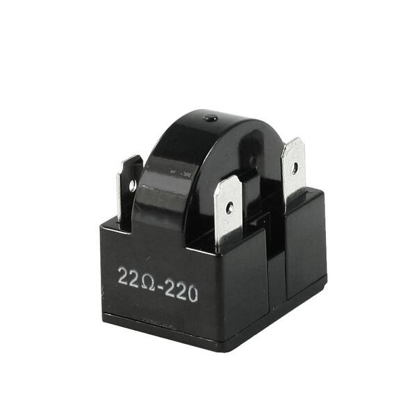 Shop Black Plastic Housing 22 Ohm 4 Pins Fridge Ptc Starter Relay Overstock 18364674