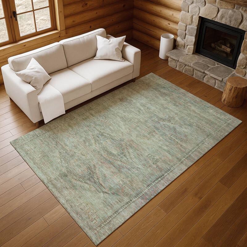 Premium Washable Super Soft Vintage Traditional Mayfield Rug