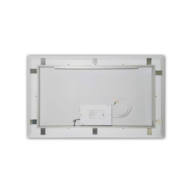 48'' Rectangle LED Lighted Accent Bathroom/Vanity Wall Mirror - Glass