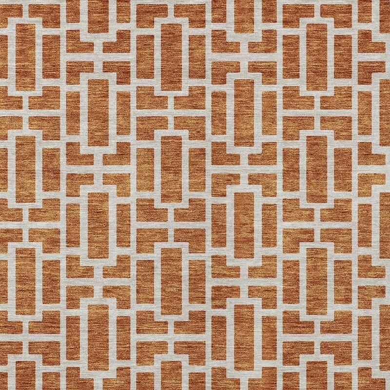 HomeRoots Geometric Transitional Rectangle Outdoor Rug
