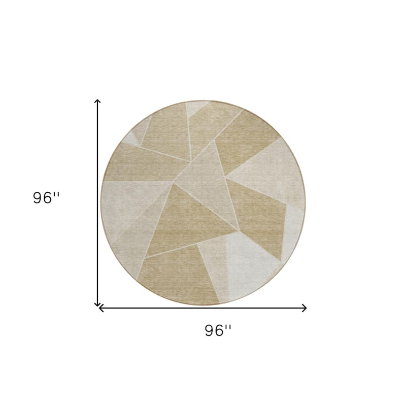 HomeRoots Geometric Transitional Rectangle Outdoor Rug