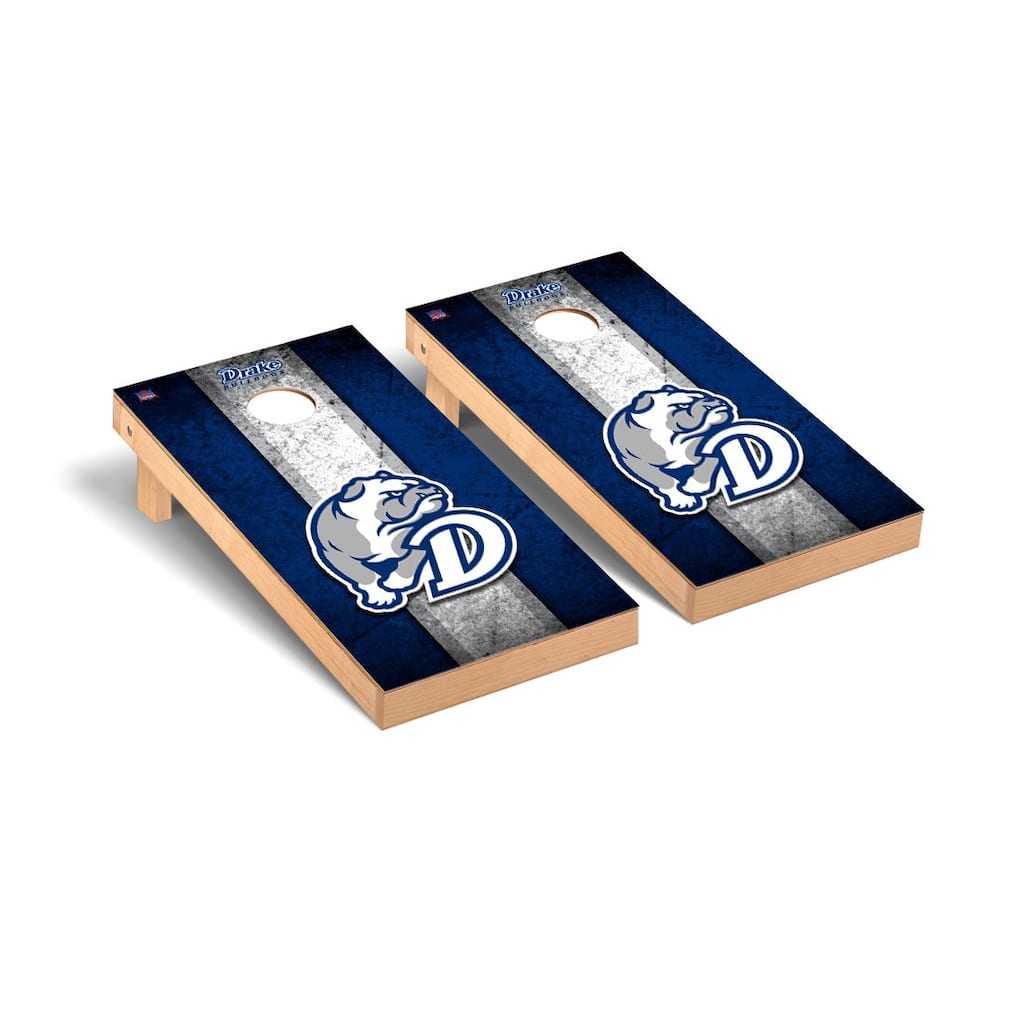 Drake Bulldogs Vintage Cornhole Board Set