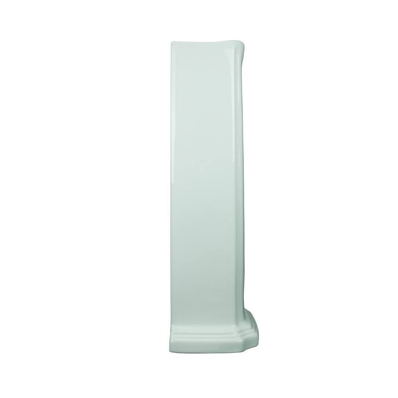 White Pedestal Sink Porcelain Leg Part 26.75" H Basin Leg Support Renovators Supply