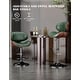 preview thumbnail 27 of 78, Bar Stools Adjustable Height Swivel Faux Leather Armless Barstools