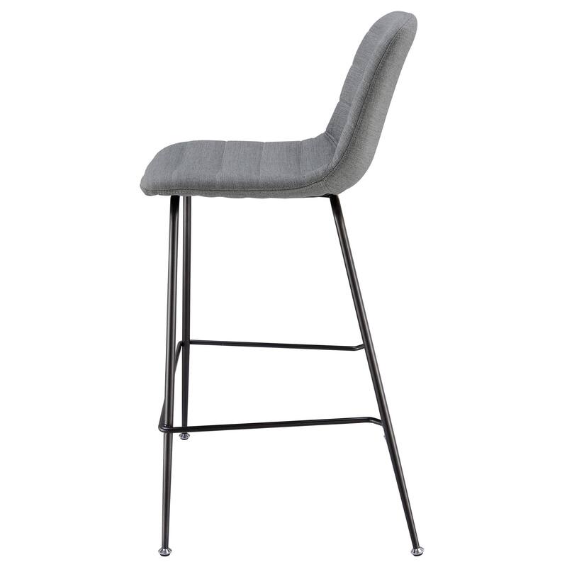 NPD Furniture Caleb Fabric Counter Stool (Set of 4)