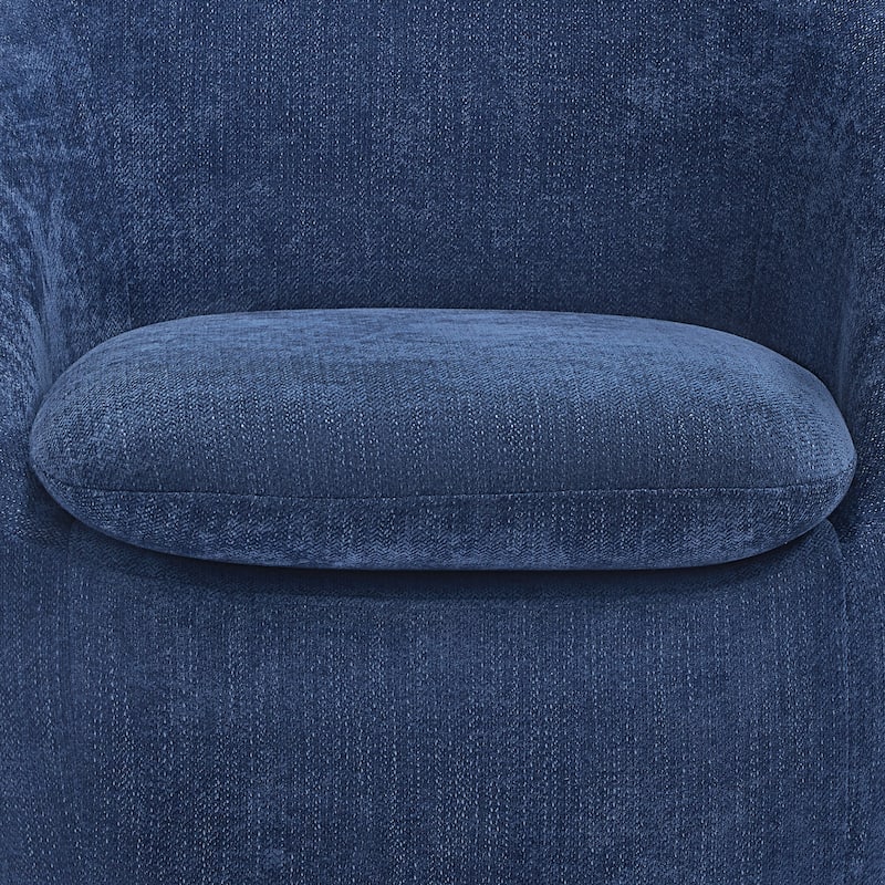 360° Swivel Chenille Upholstered Barrel Accent Chair Armchair - 30.3"W x 28.7"D x 29.5"H