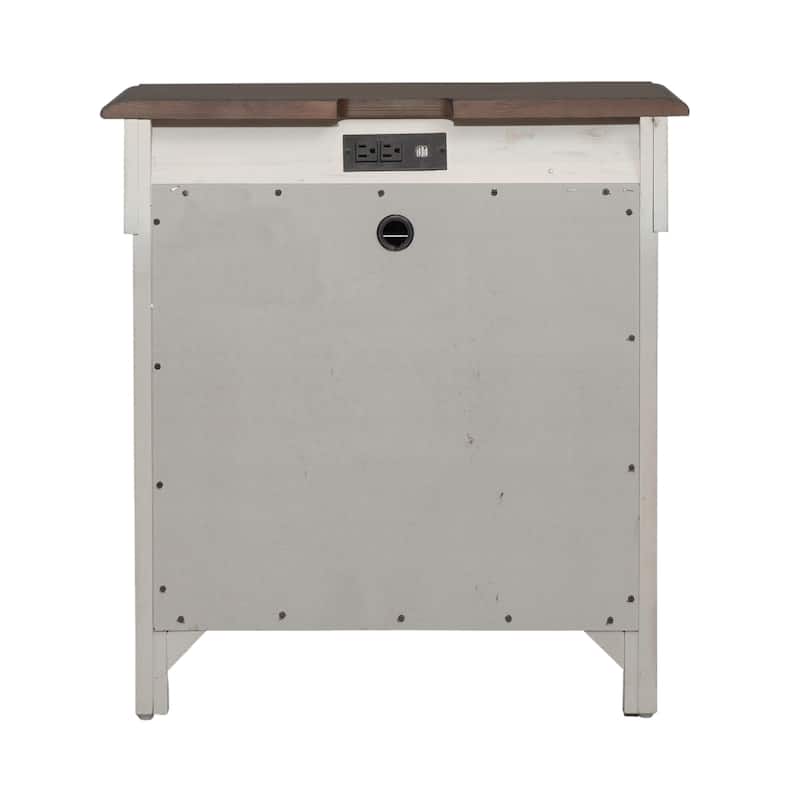 Liberty Furniture Ivy Hollow Mantle Storage Bed, Dresser & Mirror, Chest, Night Stand - King, Queen