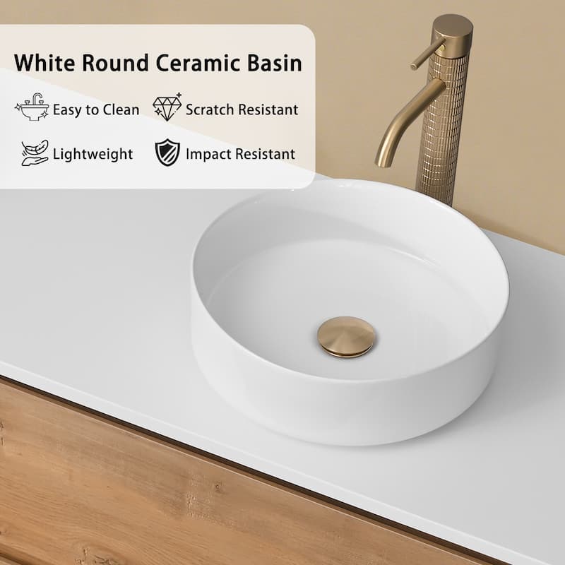 Sylphar 84 inch Toffee Oak Floating Bathroom Vanity with White Quartz Top