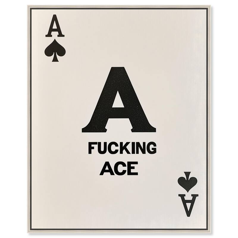 Ace Canvas by Art Remedy - 24" x 30" - Silver