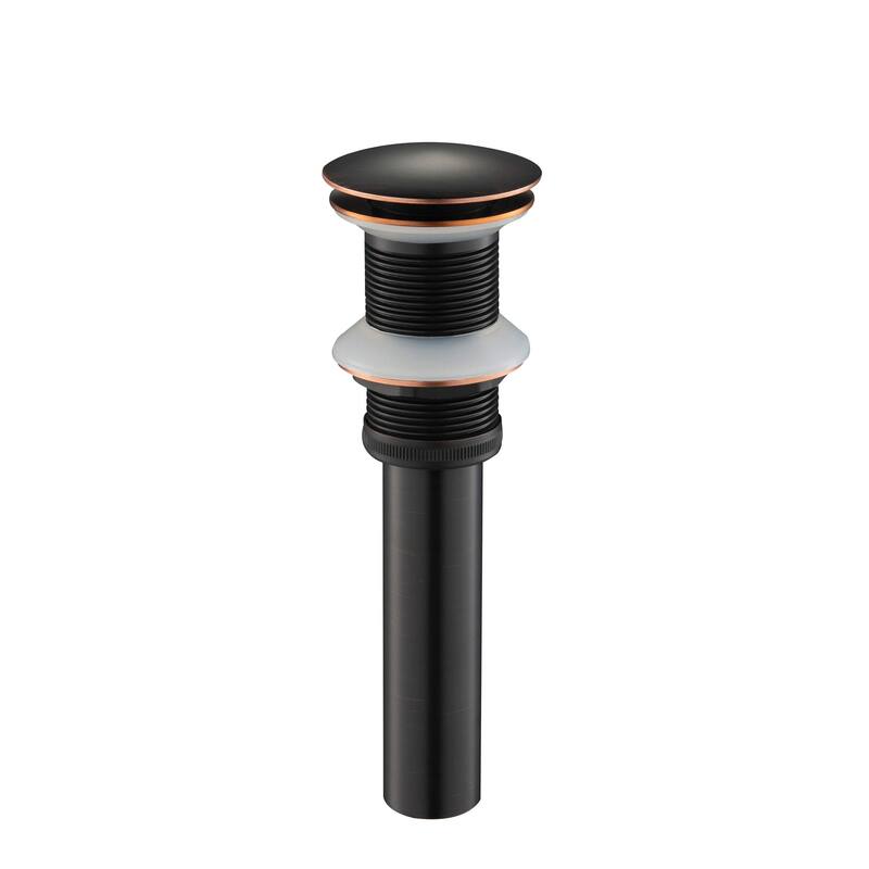 Bathroom Sink Pop Up Drain Stopper Full Cover without Overflow - Oil Rubbed Bronze
