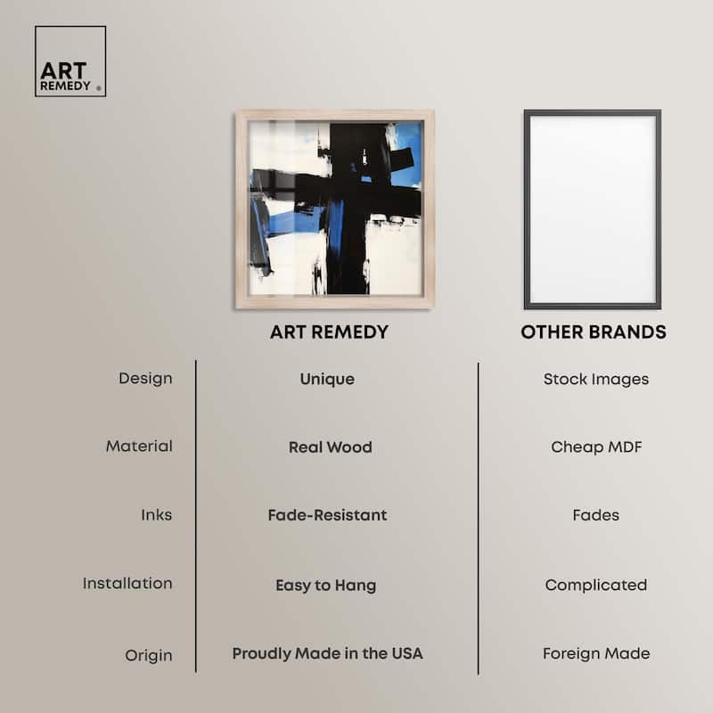 Blue Streak II Shadowbox by Art Remedy