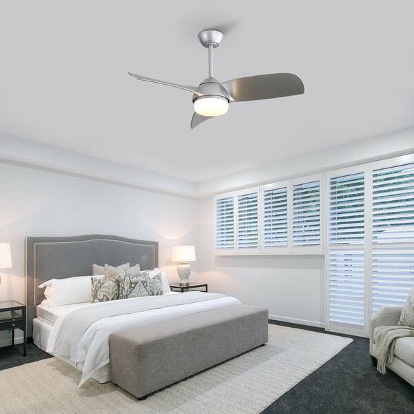 42 Inch Quiet Modern Ceiling Fan Light With Remote Control,Timer