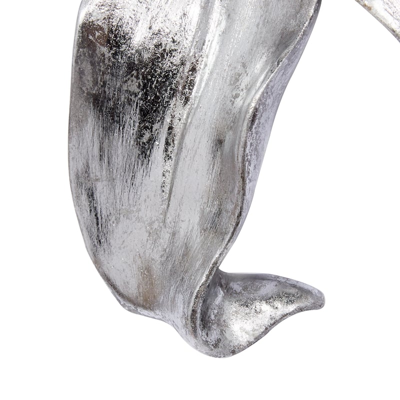 Polystone Floral 3D Home Wall Decor - Set of 3 Gold or Silver - Roche River Decor