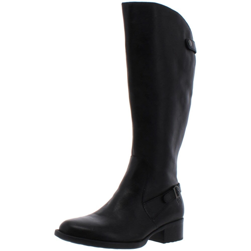 born tay block heel knee high boot