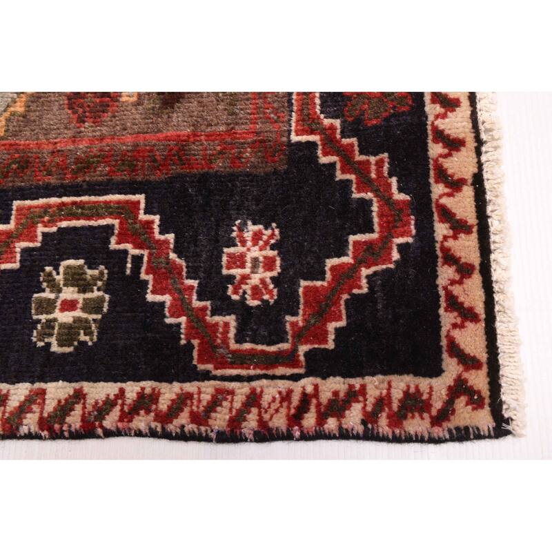 ECARPETGALLERY Hand-knotted Konya Anatolian Dark Red Wool Rug - 6'5 x 9'6