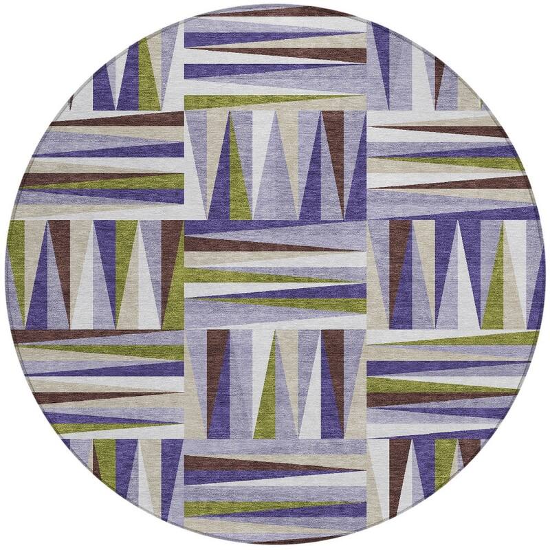 HomeRoots Geometric Transitional Rectangle Outdoor Rug