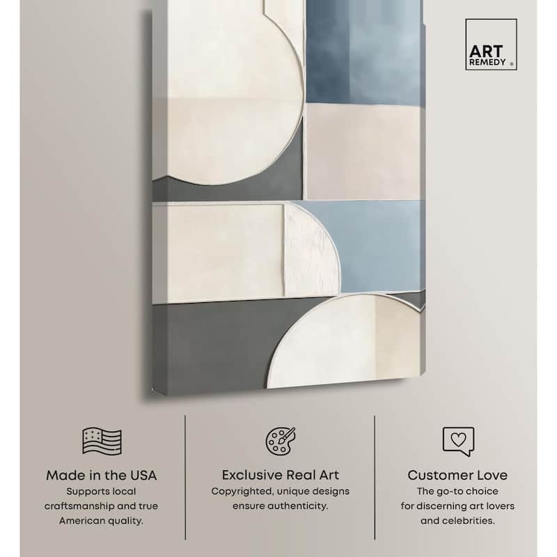 Saloni Walls Canvas by Art Remedy, Gallery Wrapped