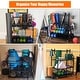 preview thumbnail 7 of 12, Yoga Mat Storage Racks,Home Gym Storage Rack for Dumbbells Kettlebells Foam Roller, Workout Equipment Storage Organizer