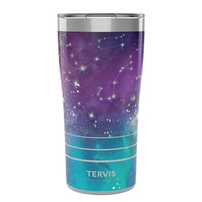 Tervis Traveler Zodiac Galaxy Triple Walled Insulated Travel Tumbler, Stainless Steel