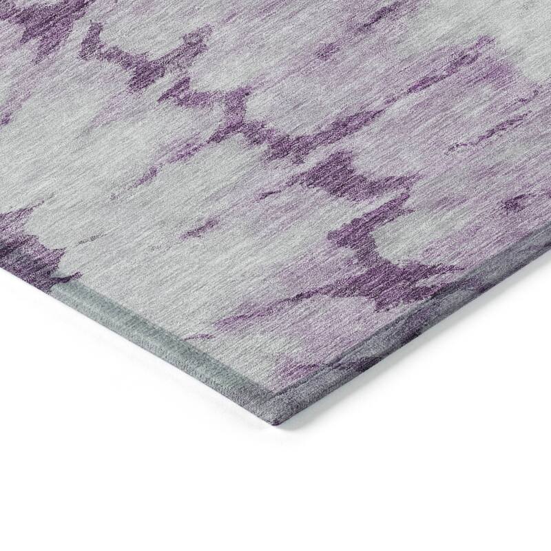 Machine Washable Indoor/ Outdoor Chantille Tie Dye Modern Rug