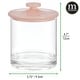 preview thumbnail 9 of 37, mDesign Round Storage Apothecary Canister for Bathroom, 2 Pack