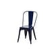 preview thumbnail 82 of 116, Industrial Metal 18 Inch Stackable Dining Chair Set