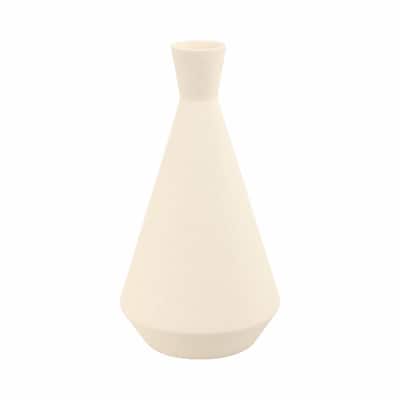 Ceramic Vase Twisted Geometric Modern Decorative Accent