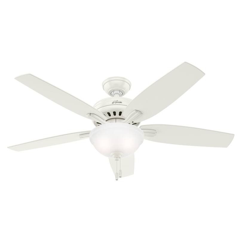 Hunter 52" Newsome Ceiling Fan with LED Bowl Light Kit and Pull Chain