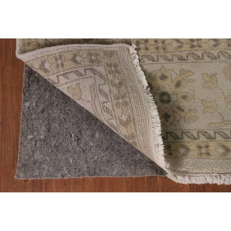 All-Over Oushak Oriental Area Rug Handmade Wool Carpet - 7'11" x 9'11"
