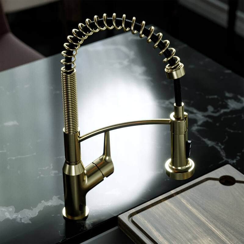 Karran Scottsdale Single-Handle Pull-Down Sprayer Touchless Kitchen Faucet