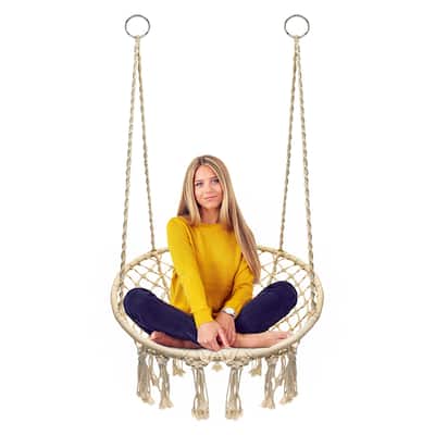 Sorbus Hammock Chair Macrame Swing