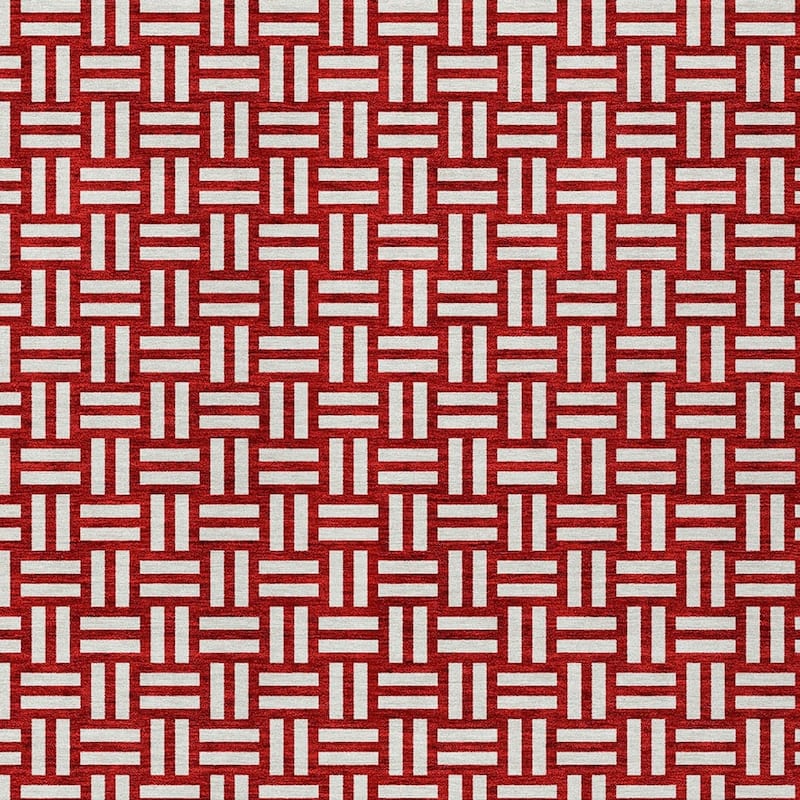 HomeRoots Geometric Transitional Rectangle Outdoor Rug