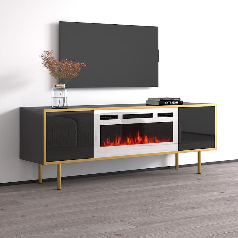 Goldie WH-EF Electric Fireplace 65" TV Stand