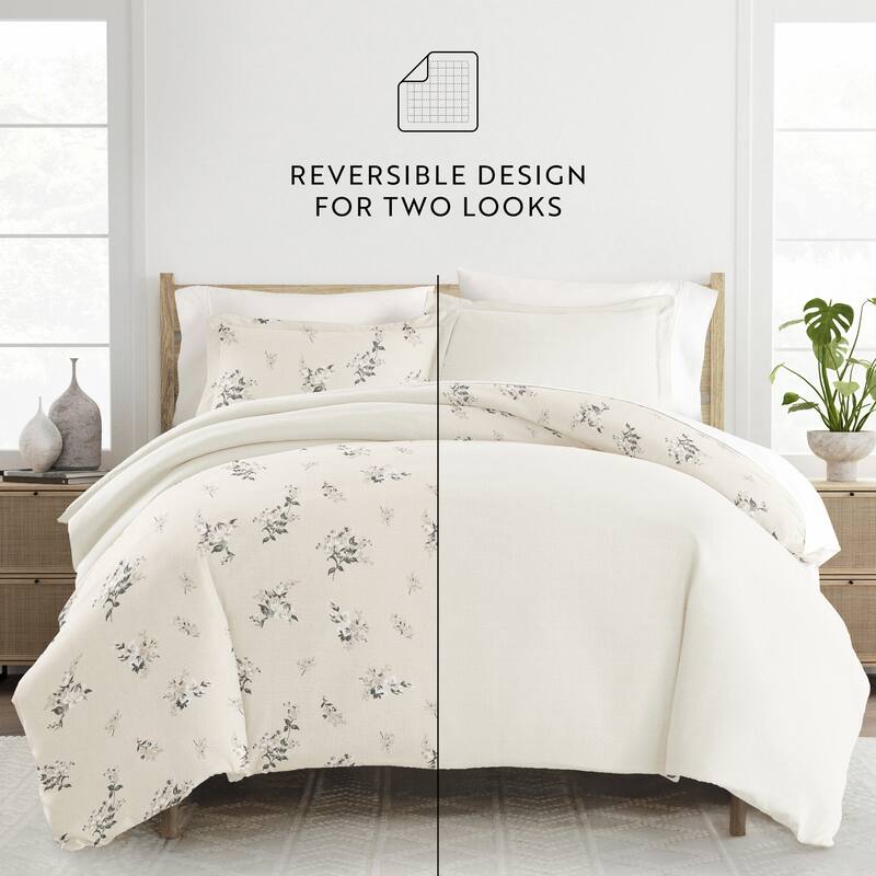 Becky Cameron 3-Piece Reversible Patterned Duvet Cover Set
