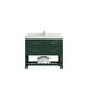 preview thumbnail 122 of 128, Willow Collections 42 x 22 Parker Single Bowl Sink Bathroom Vanity with 2 in Quartz