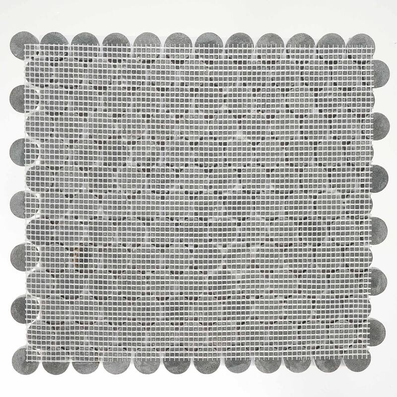 Marinewood Marble 1" x 1" Honeycomb Honed Mosaic Tile