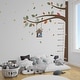 preview thumbnail 3 of 6, Walplus Sweet Birds Measurement Tree Wall Sticker Nursery Decor Decal