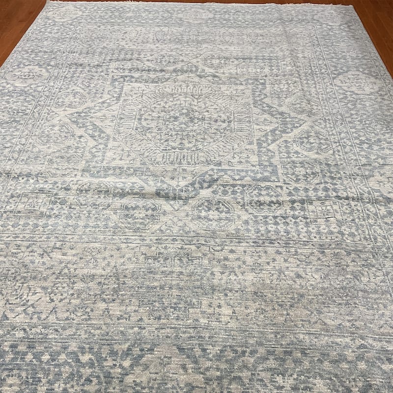 HERAT ORIENTAL Handmade Indo Mamluk Wool Rugs - 9'1" x 12'1"