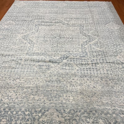HERAT ORIENTAL Handmade Indo Mamluk Wool Rugs - 9'1" x 12'1"