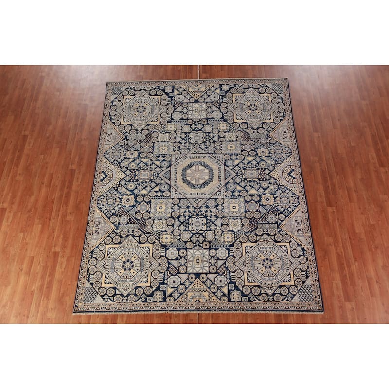 Vegetable Dye Ziegler Oriental Rug Handmade Wool Carpet - 7'9"x 9'9"