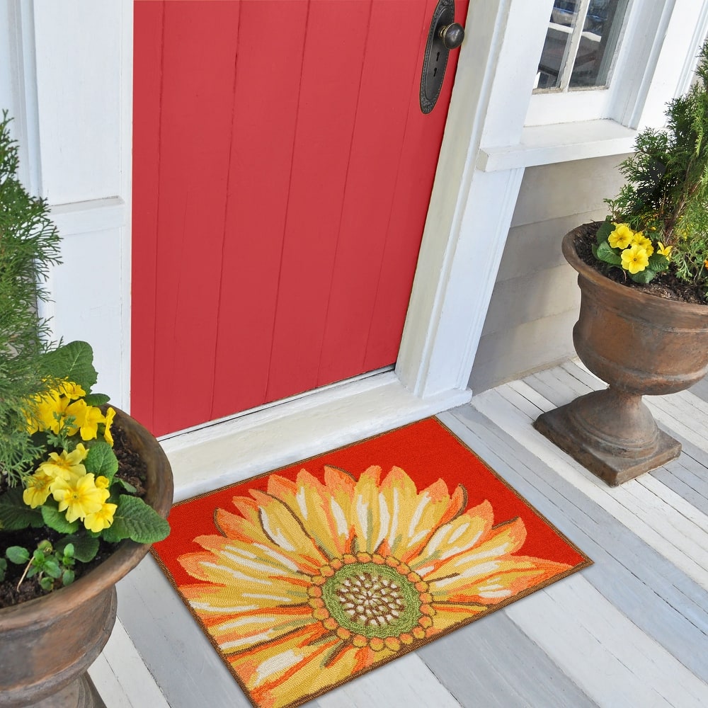 Liora Manne Frontporch Sunflower Indoor/Outdoor Mat