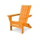 preview thumbnail 9 of 17, POLYWOOD Quattro Folding Adirondack Tangerine