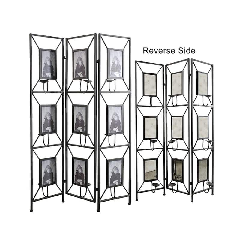 Room Photo Frames Screen Divider Screens, 3 Panel Decorative Screen