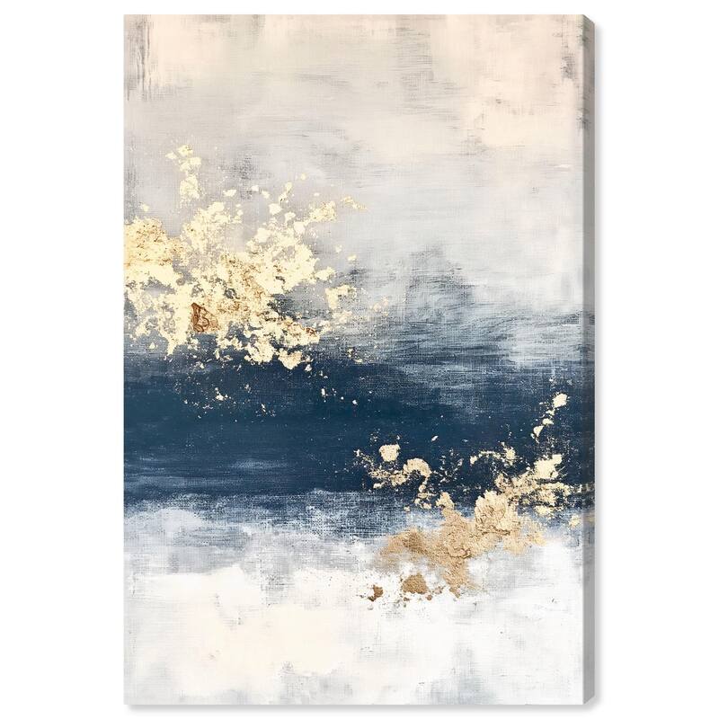 Ocean's Gold Hues I Canvas by Art Remedy, Gallery Wrapped - 36" x 54"