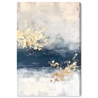 Ocean's Gold Hues I Canvas by Art Remedy, Gallery Wrapped