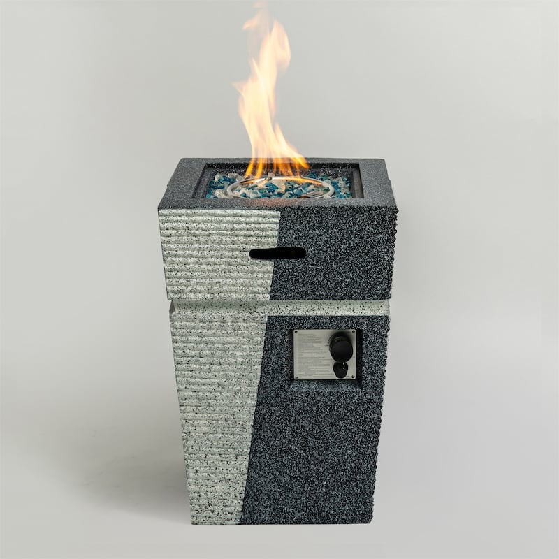 Outdoor Patio Gas Fire Pit Concrete Propane Fire Pit
