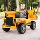 preview thumbnail 4 of 16, Costway Kids Ride-On Dump Truck with Wireless Connection Music LED - See Details