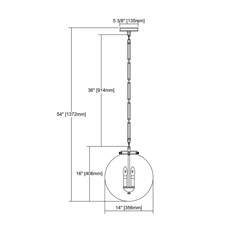 Elk Home Gramercy Oil Rubbed Bronze Glass 3 Light Pendant